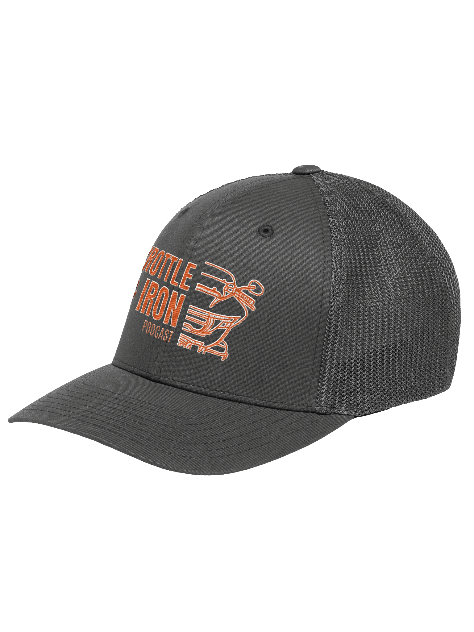 Throttle & Iron Flexfit Trucker – (HDRG) product image (3)