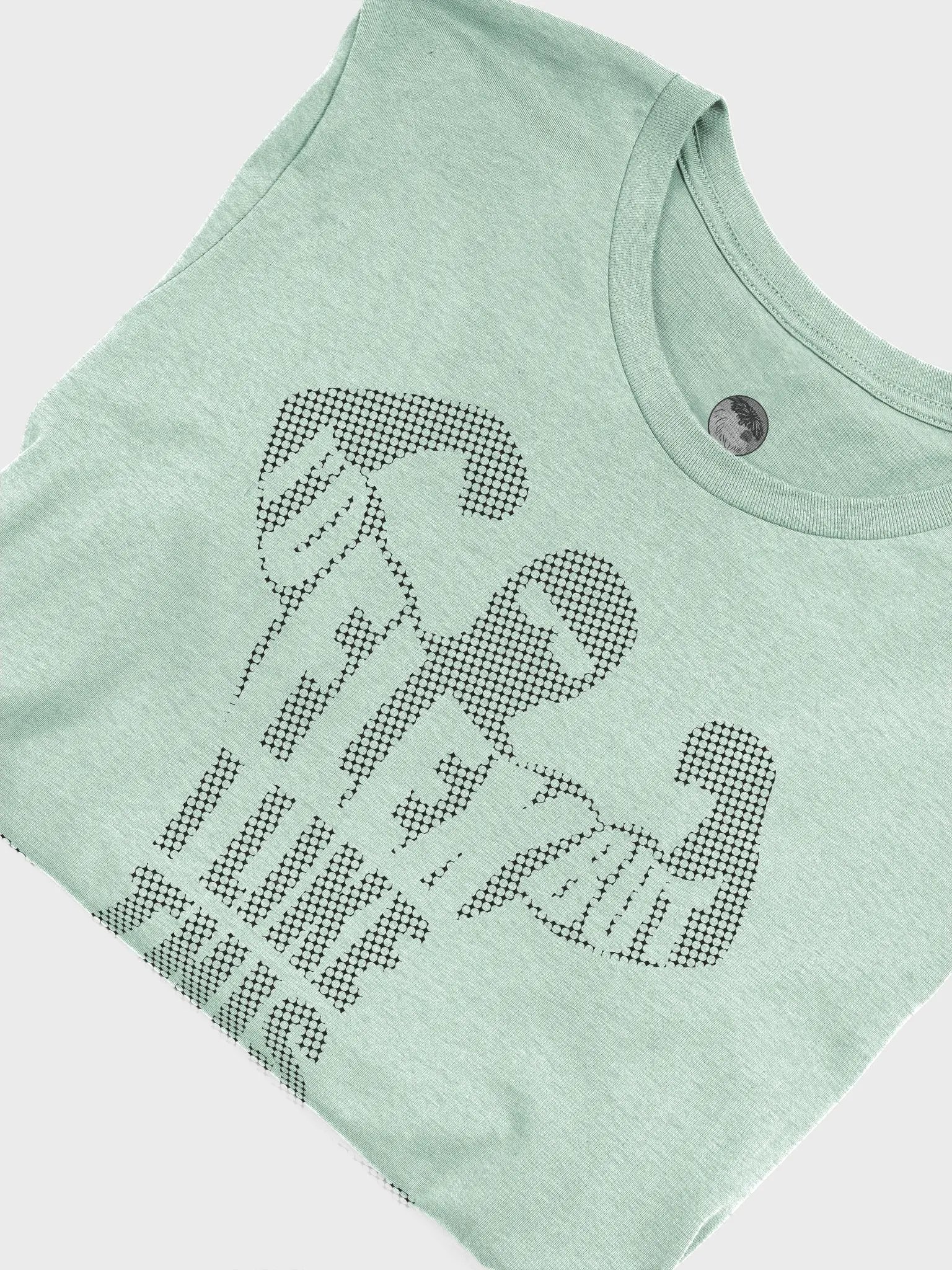 I'd Flex But I Like This Shirt Halftone Black Design T-Shirt product image (7)