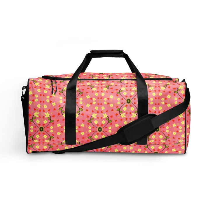 Hearts and Flowers Pink Duffle product image (1)