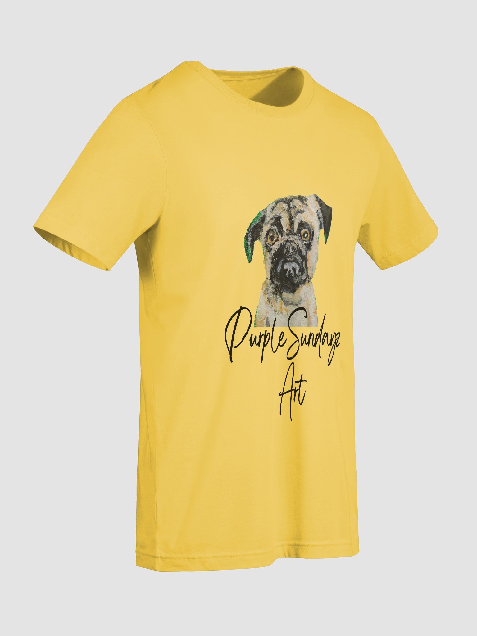 Cute Sad Pug Soft Cotton Tee product image (33)