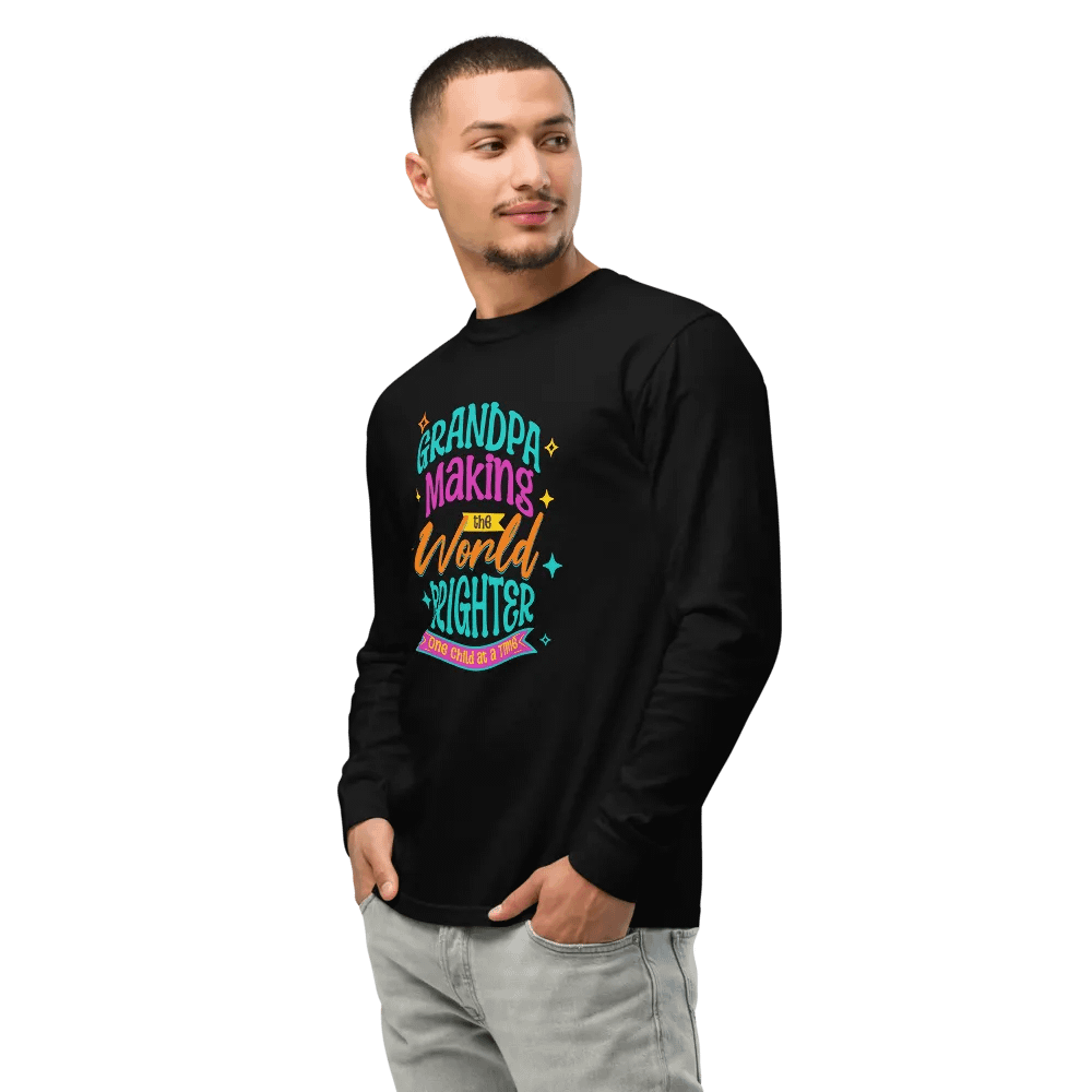 Grandpa's World Brightener Long Sleeve Shirt product image (3)