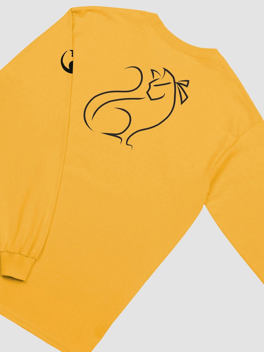 Ninja cat long sleeve (black logos) product image (22)