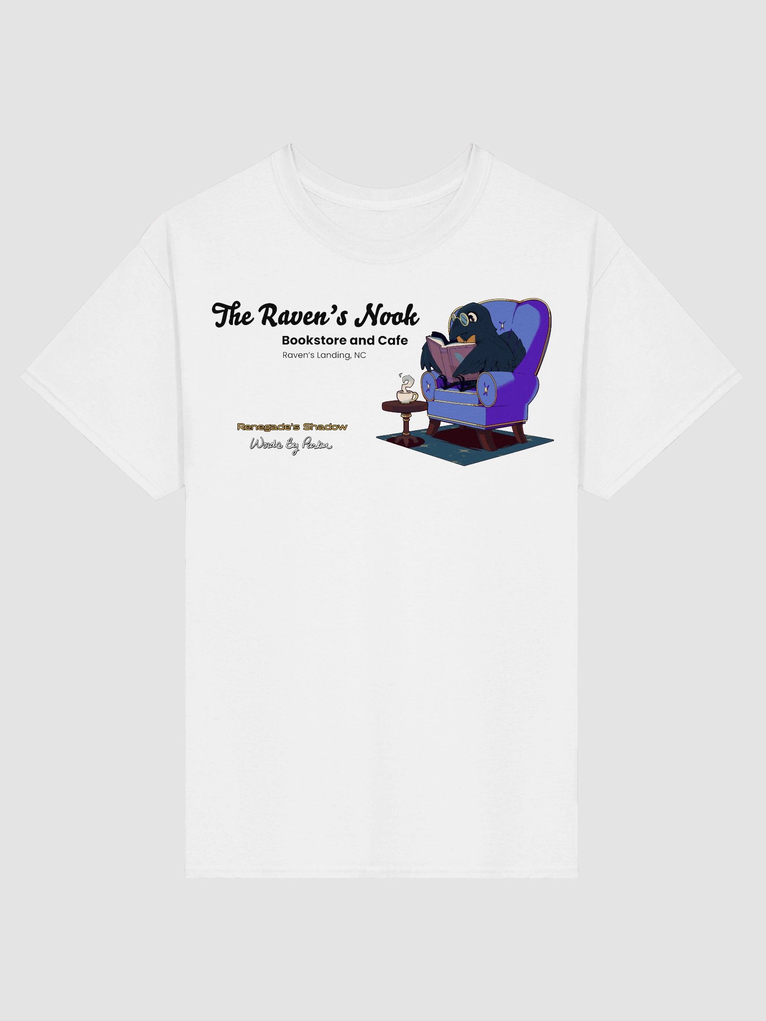 The Raven's Nook T-shirt (heavyweight) product image (1)