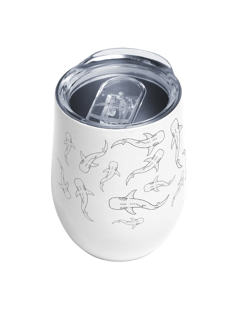 Sleek Whale Shark Wine Tumbler product image (4)