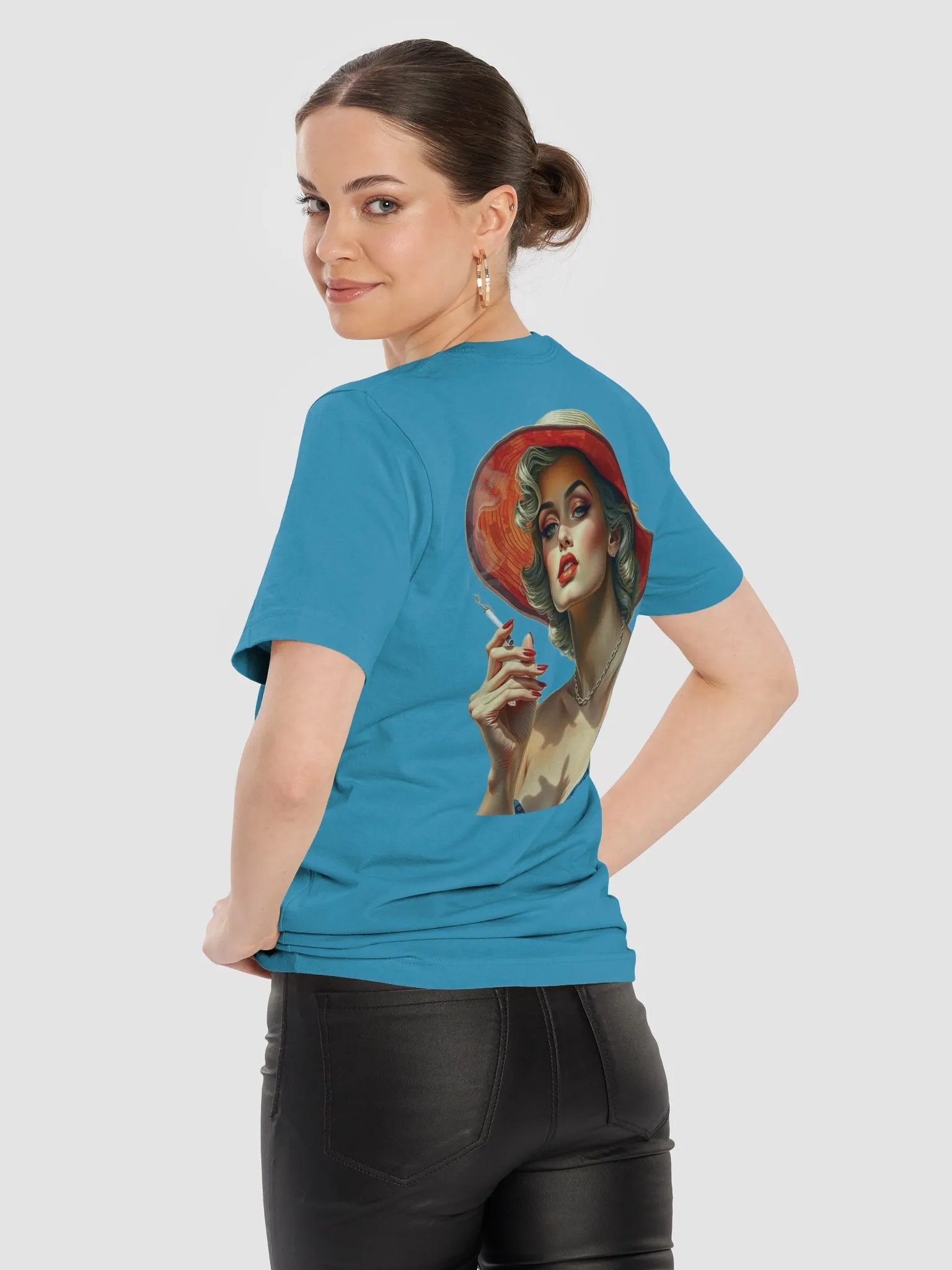 Vintage Pin-Up Woman T-Shirt product image (52)