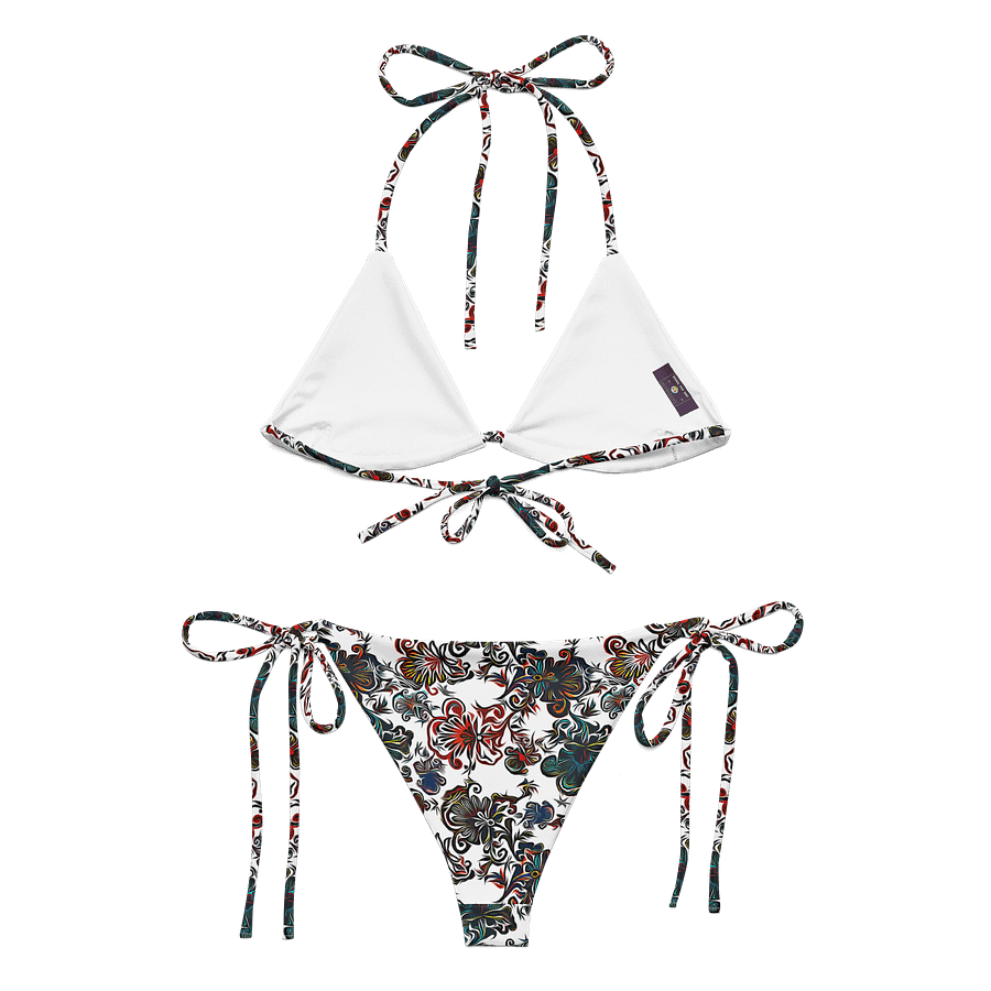 Mysterious Flowers | Recycled String Bikini product image (1)