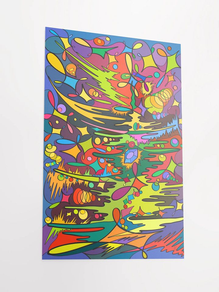 Energized Chaos Matte Poster - New Year Tree product image (2)