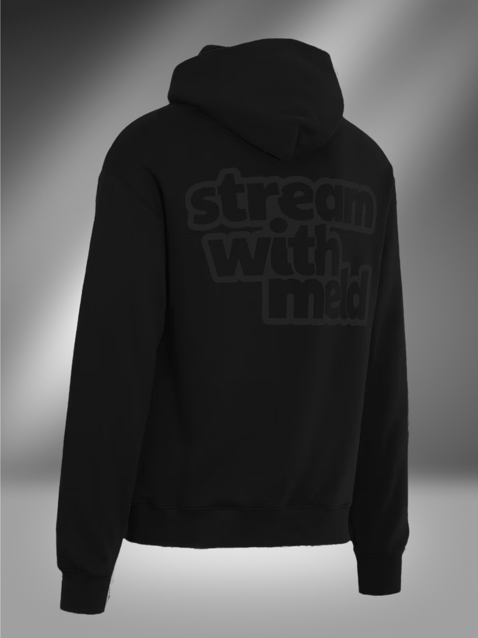 Monochrome Black Hoodie product image (1)