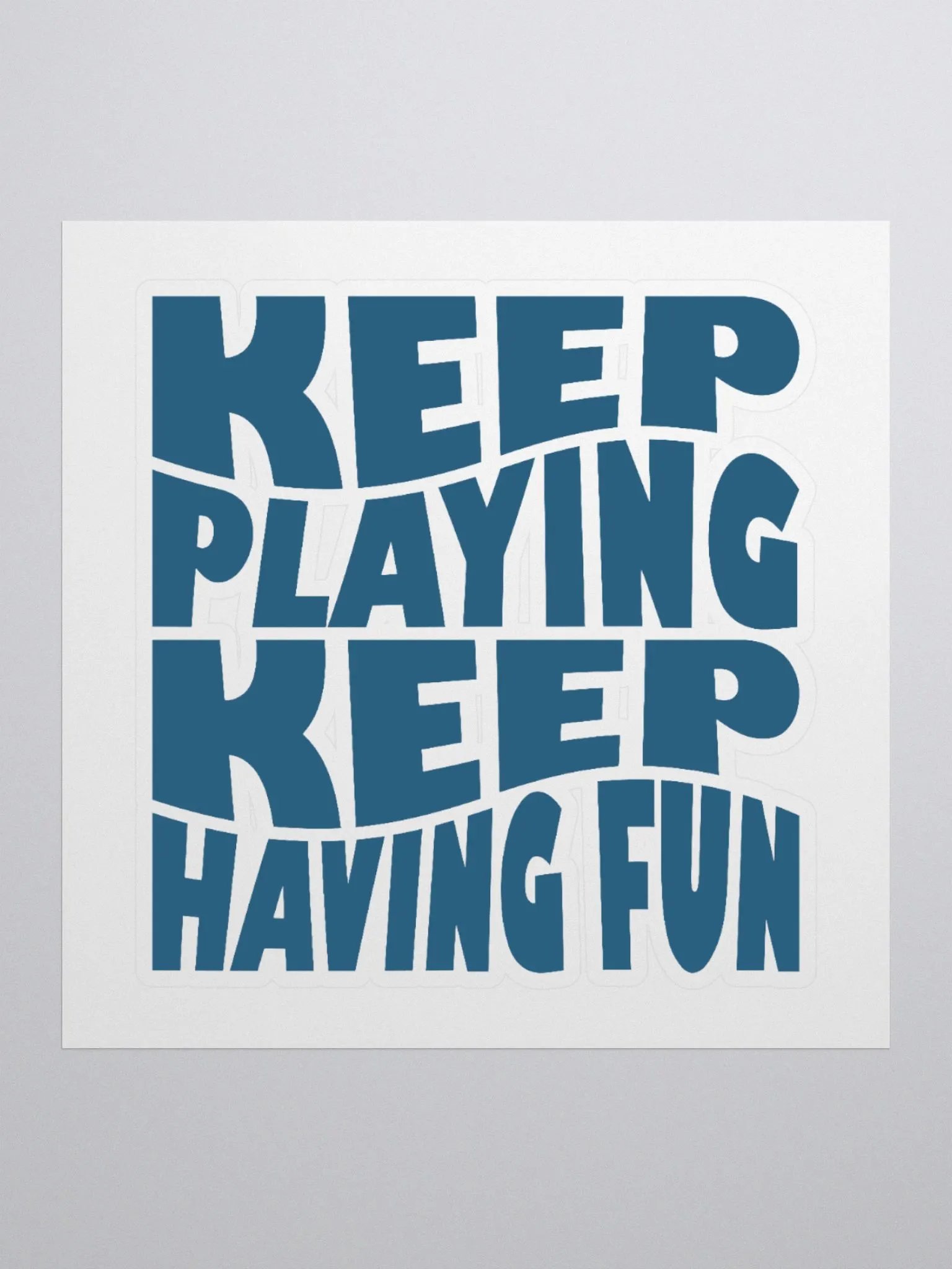 Beach Vibes Sticker - Color product image (1)