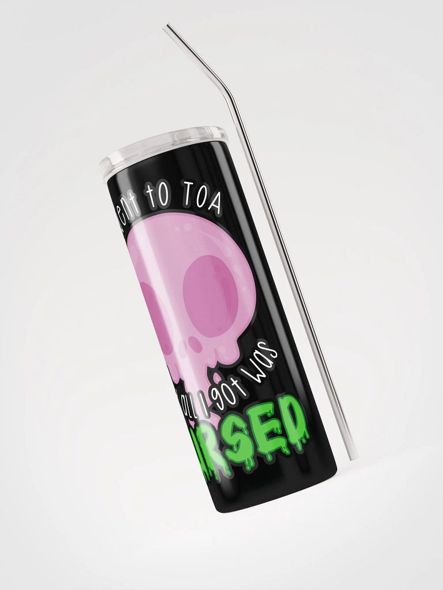 All I Got Was Cursed - Paladin - Tumbler w/Straw product image (3)