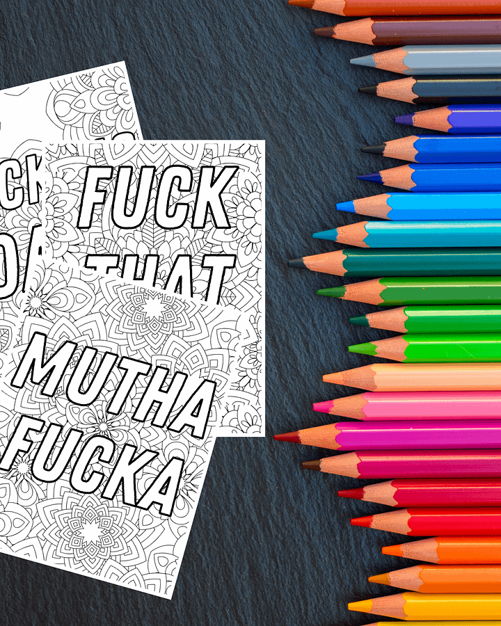 Swear Word Coloring Pages product image (2)