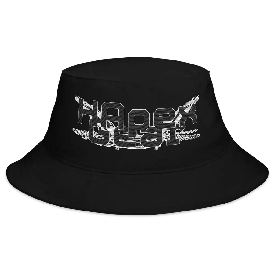 Bucket Hat - Embroidered - Black HApex Gear Black Logo product image (3)
