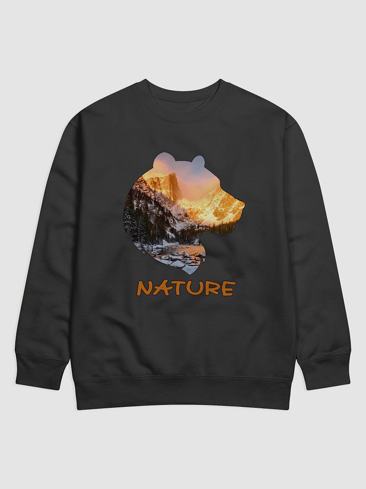 Wilderness Serenity Bear Silhouette Sweatshirt product image (2)