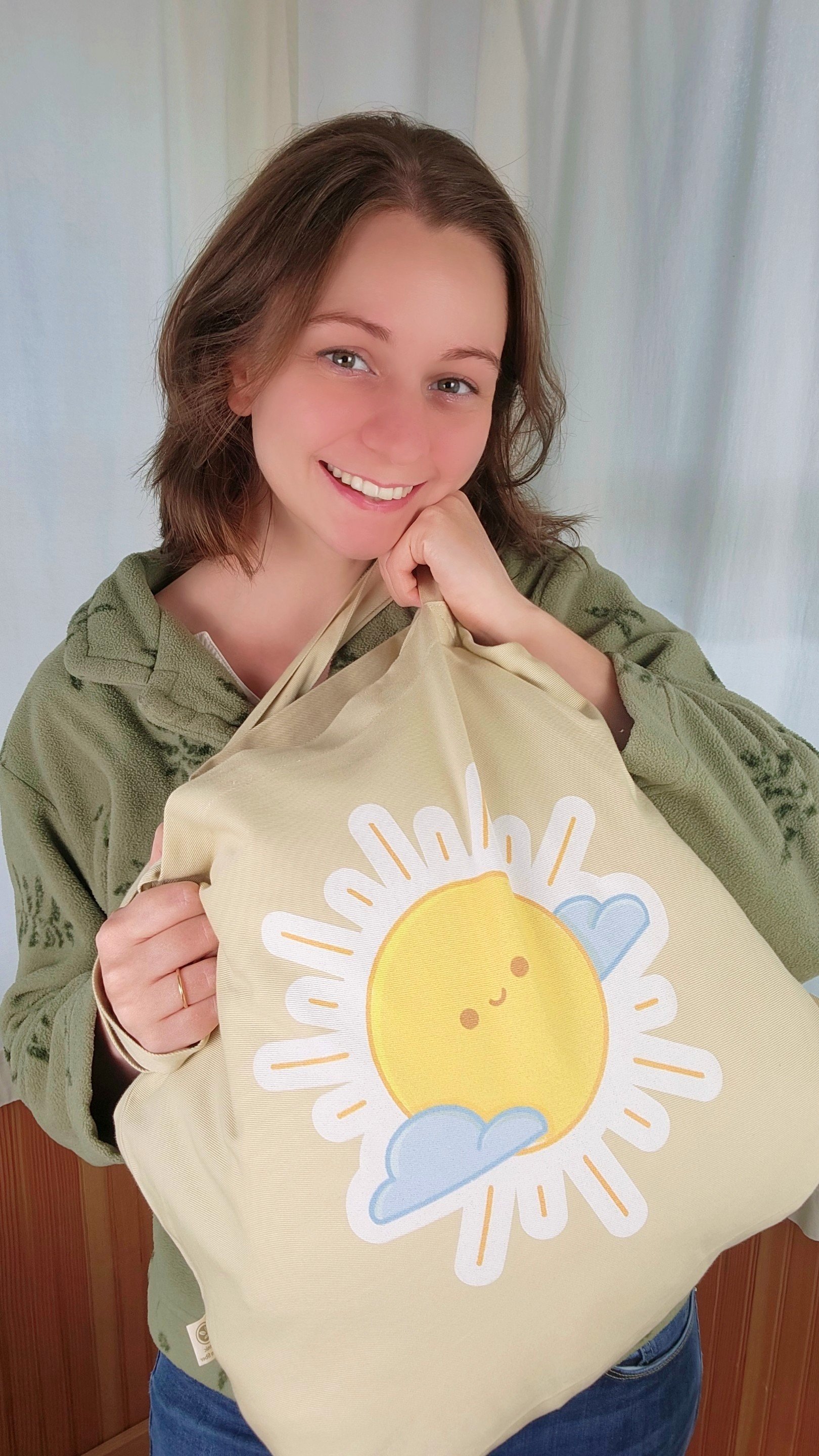 Joyful Habits Organic Cotton Tote product image (3)