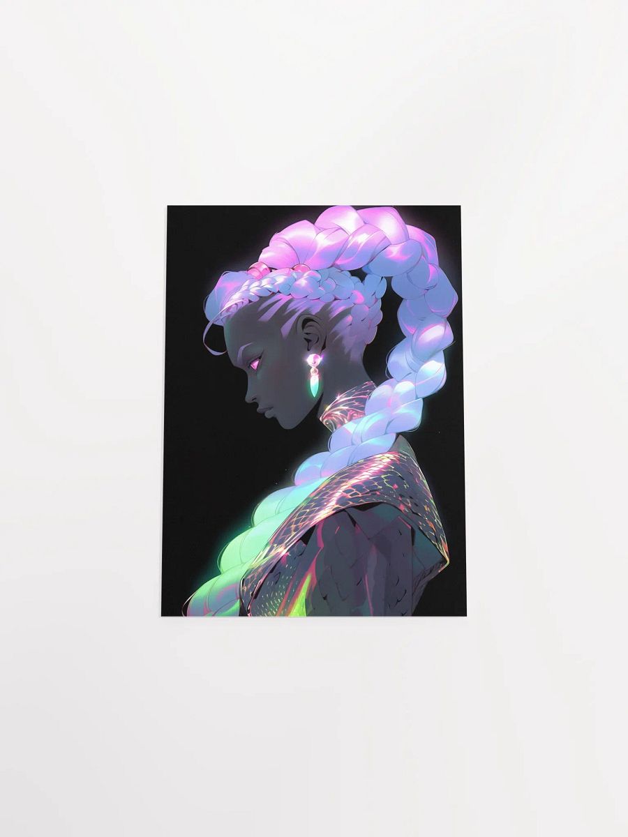 Iridescent Braids Matte Poster product image (7)