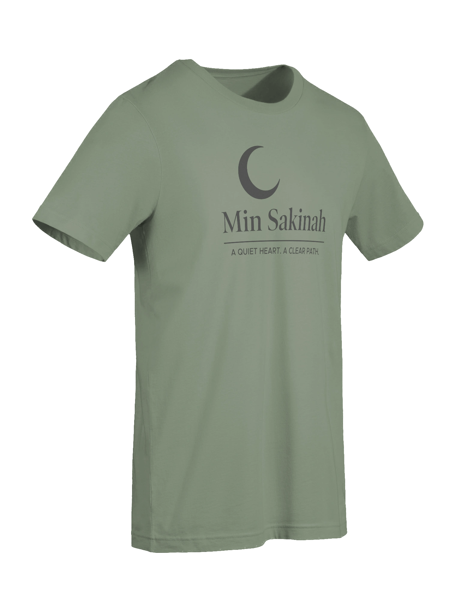 Min Sakinah Vision T-Shirt – Soft Black Print product image (15)