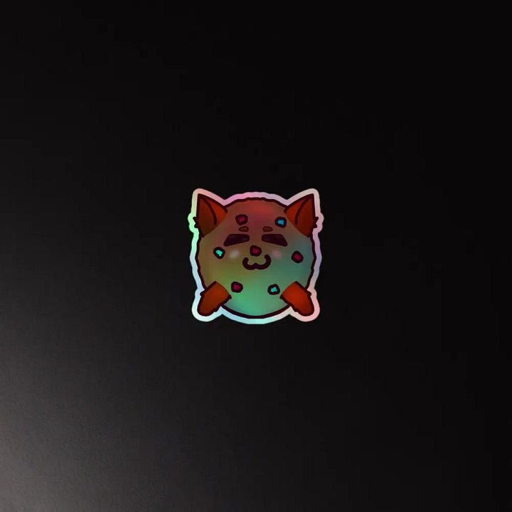 Cookie bean (holographic sticker) product image (4)