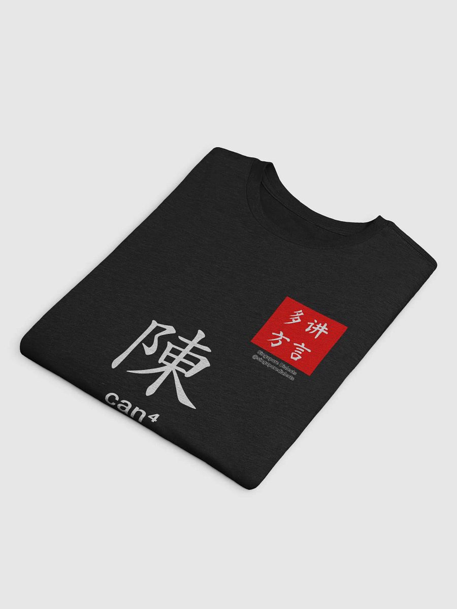 陈 Chan (Cantonese) Surname T-Shirt (Dark) product image (4)