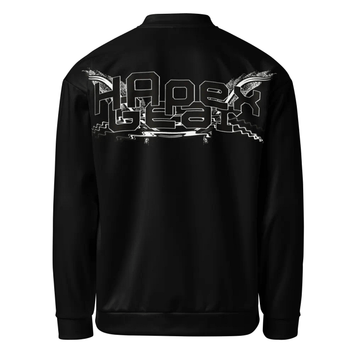 Bomber Jacket - Black - Black HApex Gear White Logo product image (2)