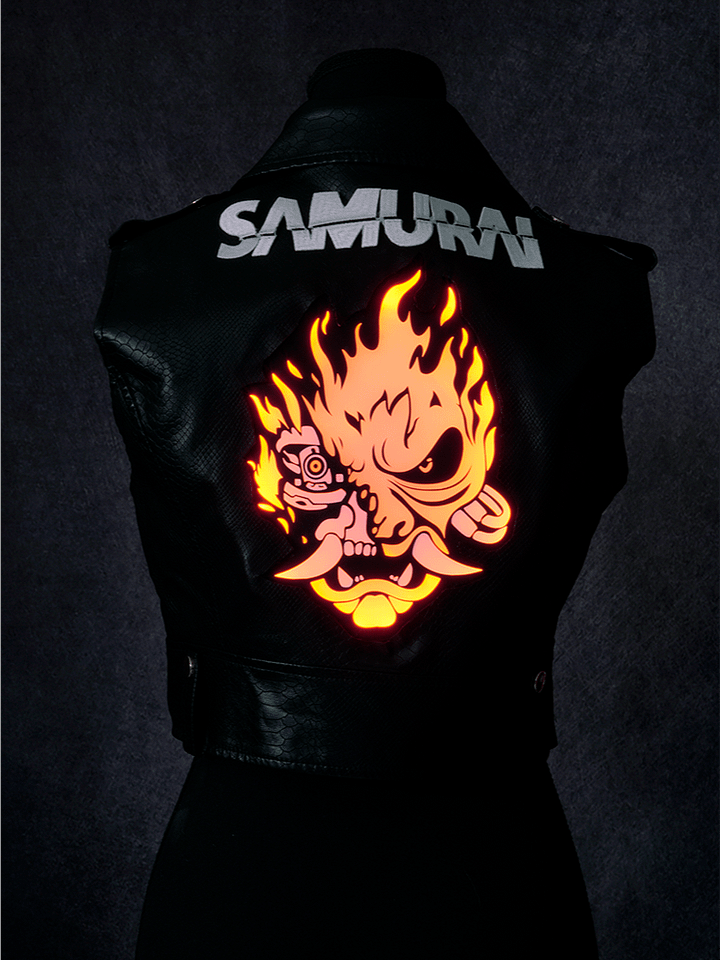 Cyberpunk 2077 - Johnny's Samurai Jacket *VEST STYLE* [Prebuilt LED Jacket] product image (4)