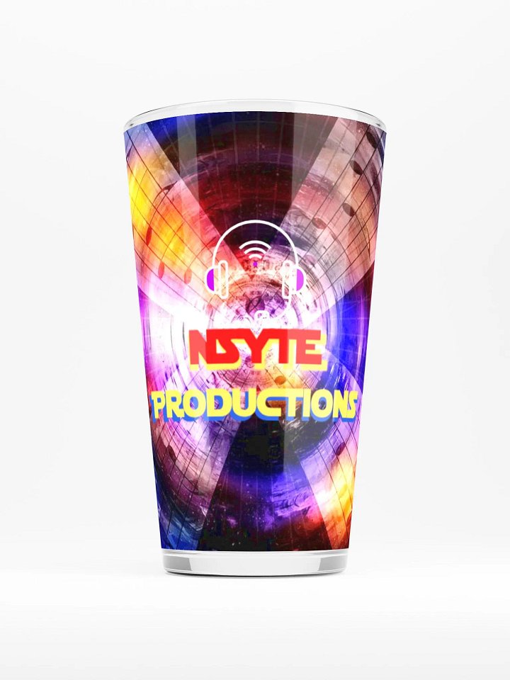 Nsyte productions Pint glass product image (1)