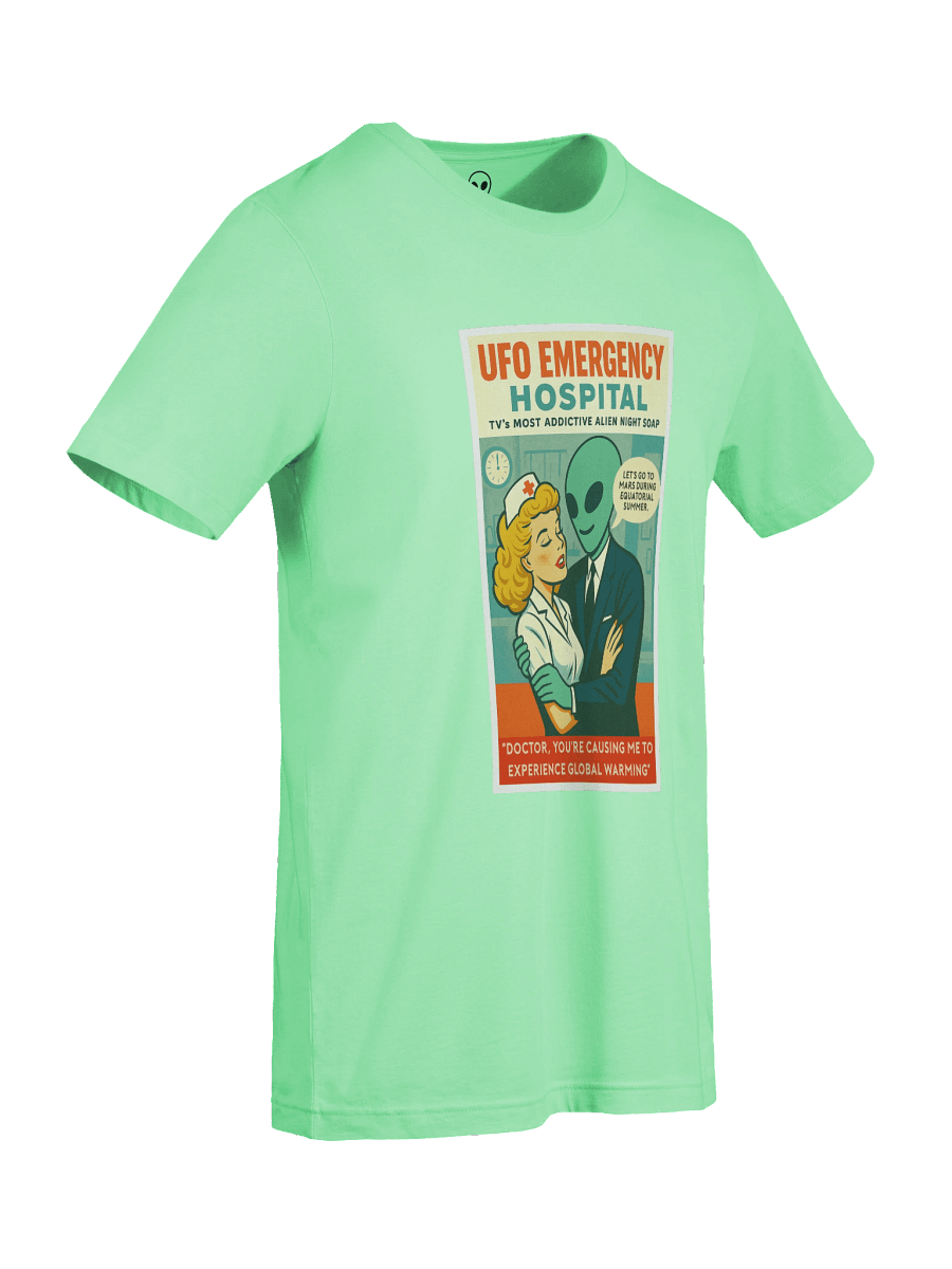 TV Hospital Night Soap Opera Roswell Aliens 1950's Retro Poster Unisex T-Shirt product image (95)