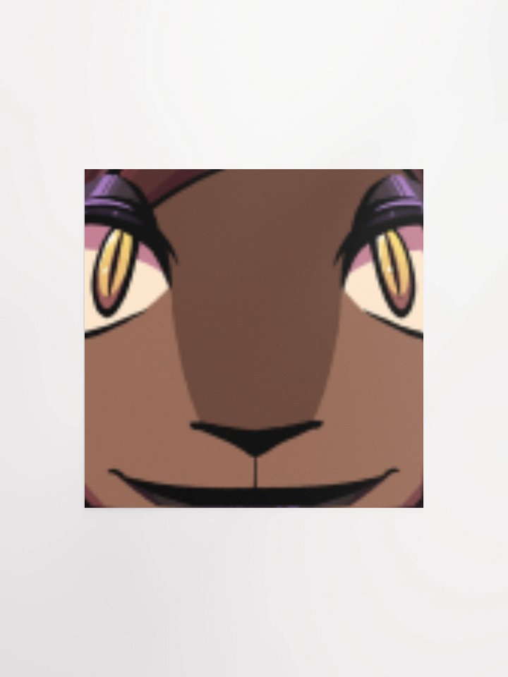 Art Print 12x12" - Van Emote Zoom Meme product image (1)