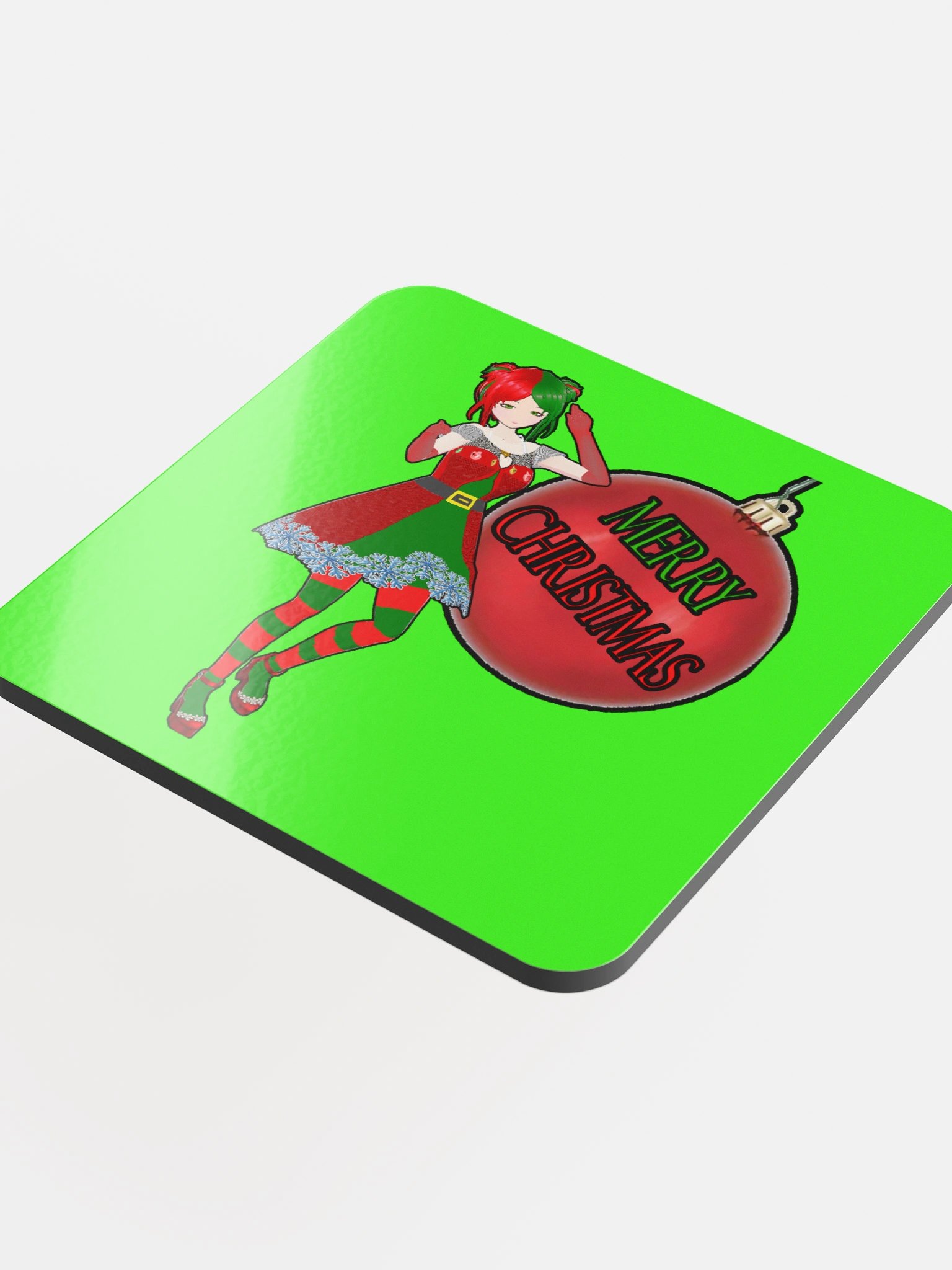 LIMITED EDITION ConfusedCoast Merry Christmas Drink Coaster product image (4)