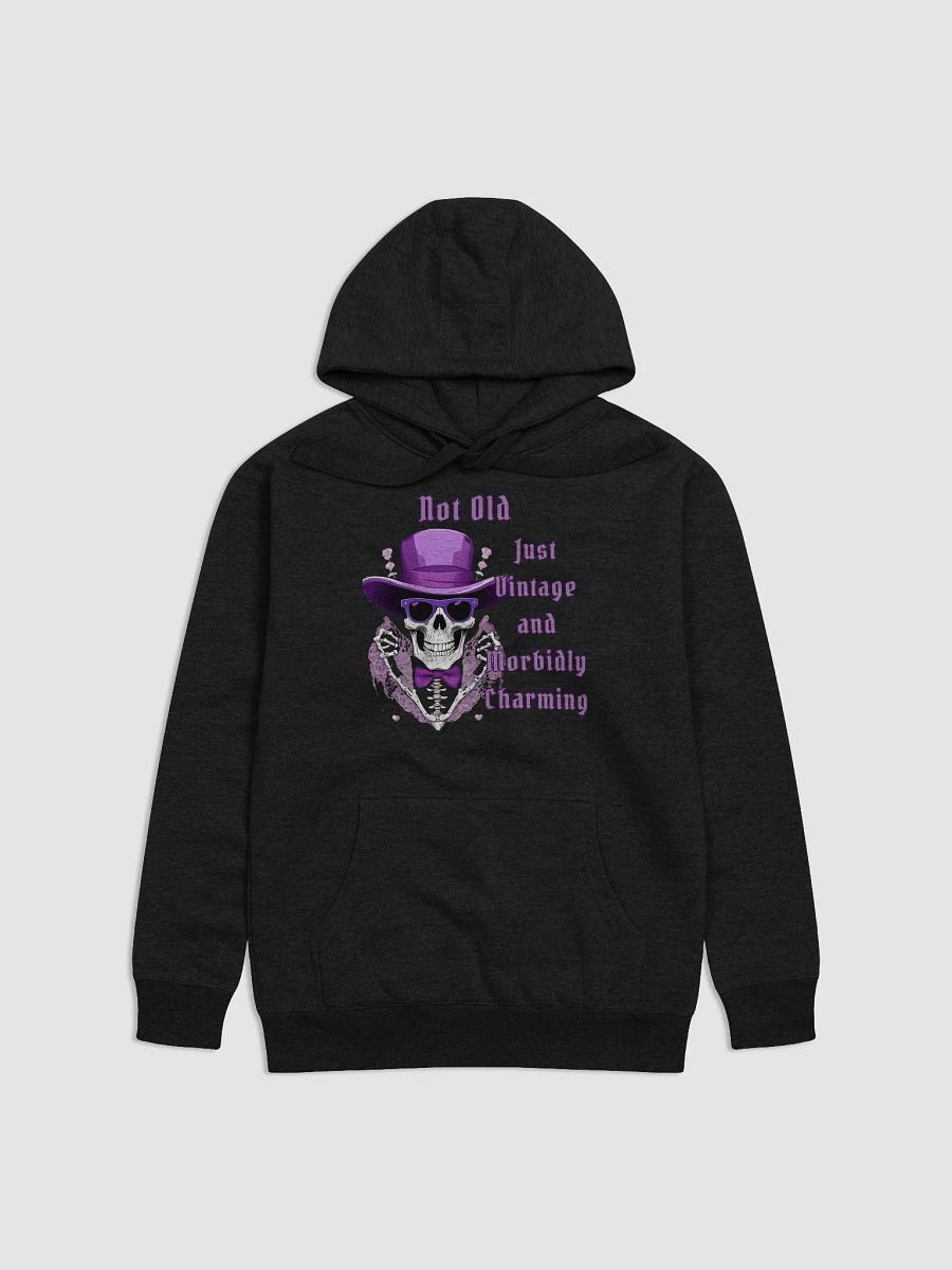 Vintage & Morbidly Charming Long Sleeve Hoodie product image (1)