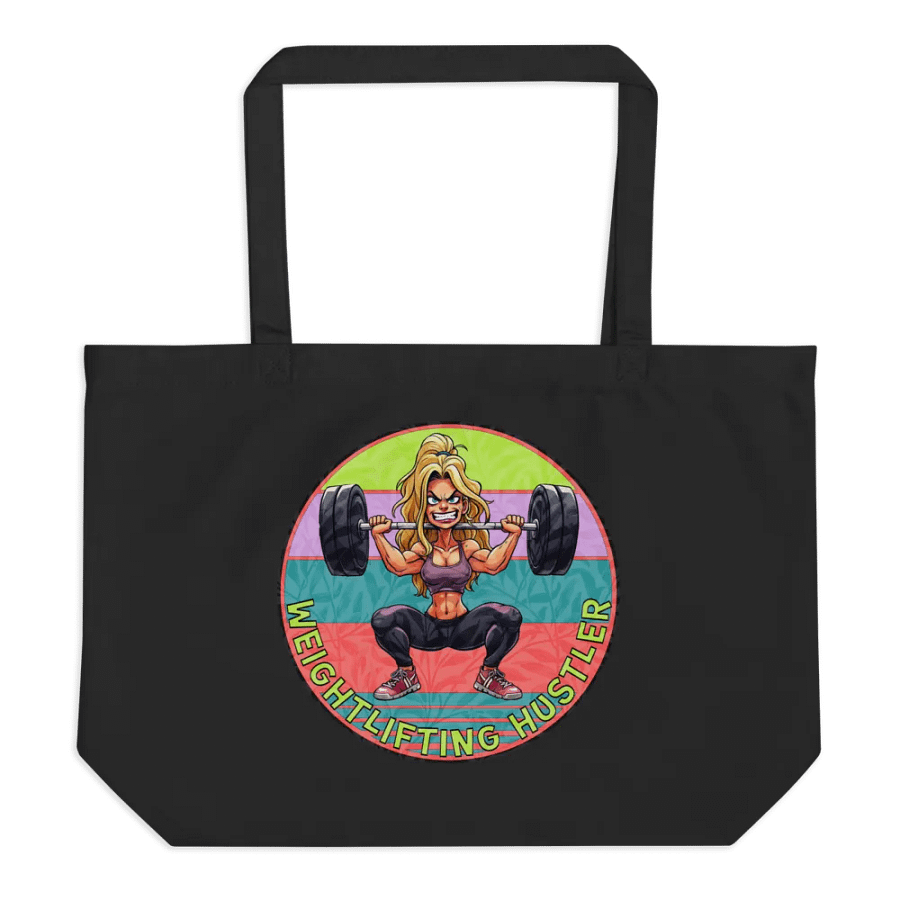 Weightlifting Hustler Female Strength Organic Tote product image (1)