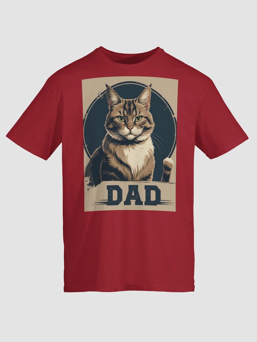 Cat Dad Pride – Rugged Feline Art product image (1)