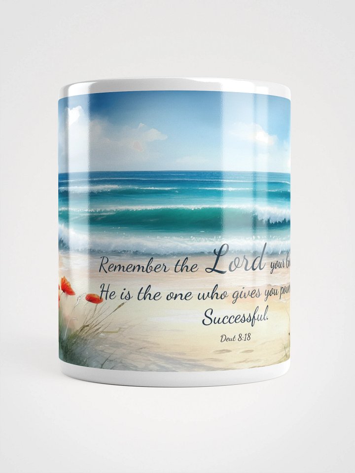 Power to Succeed - Christian Quote Mug - Inspirational 11oz Ceramic Coffee Cup, product image (1)