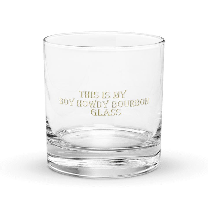 Boy Howdy Bourbon Rocks Glass product image (1)