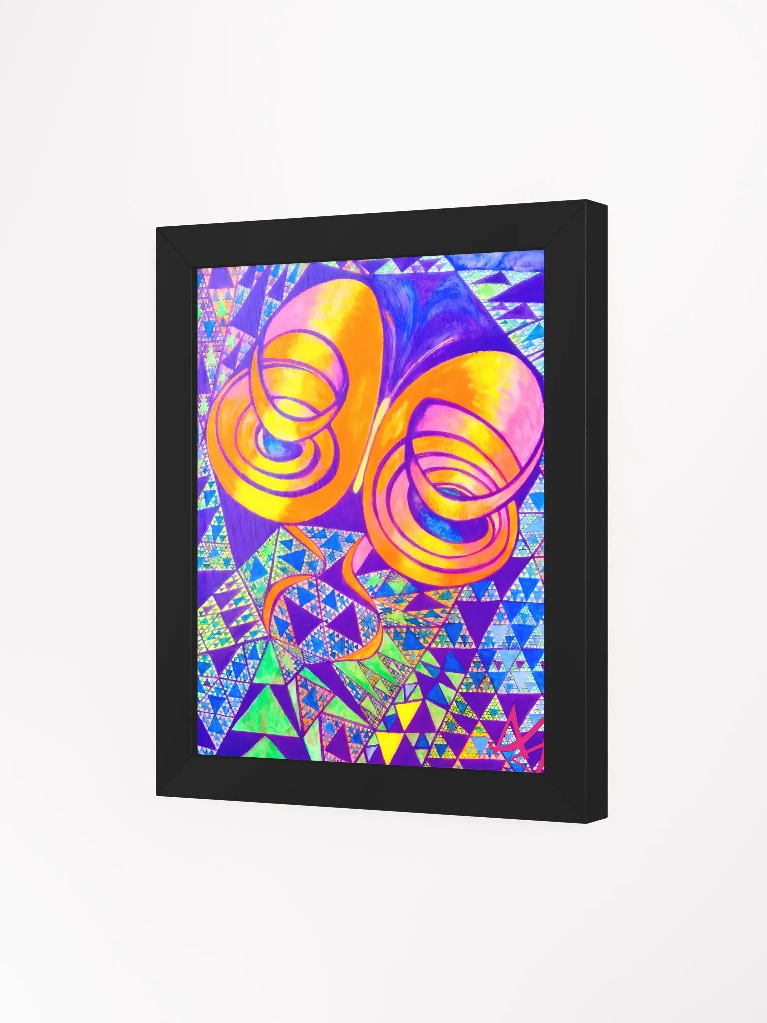 Breaking Free by Arthur Taylor Abstract Acrylic Painting Wall Art Matte Poster product image (3)