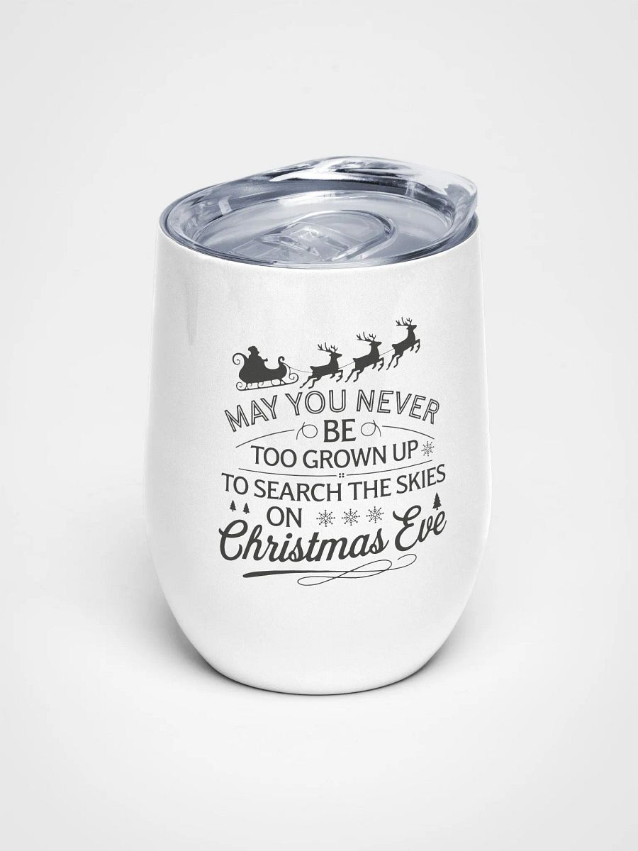 Festive Holiday Wine Tumbler product image (1)