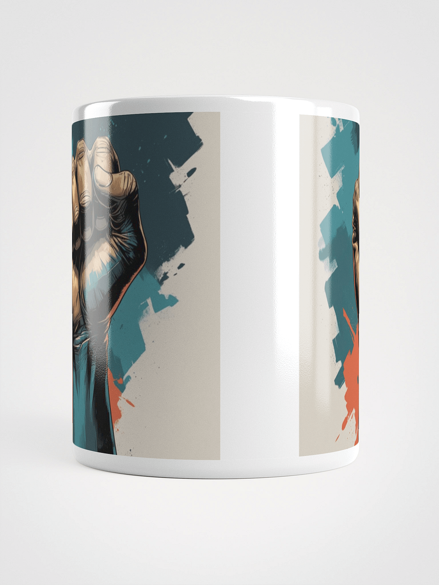 Empowerment Fist White Glossy Mug product image (16)