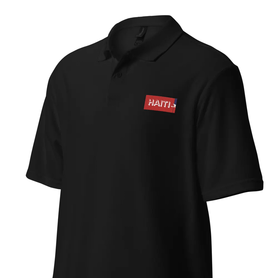 Haiti Pride Unisex Pique Polo Shirt product image (4)