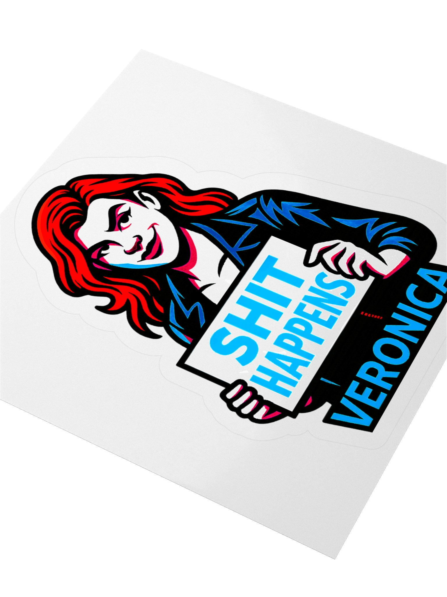 Veronica's Sh*t Happens Kiss Cut Stickers product image (9)