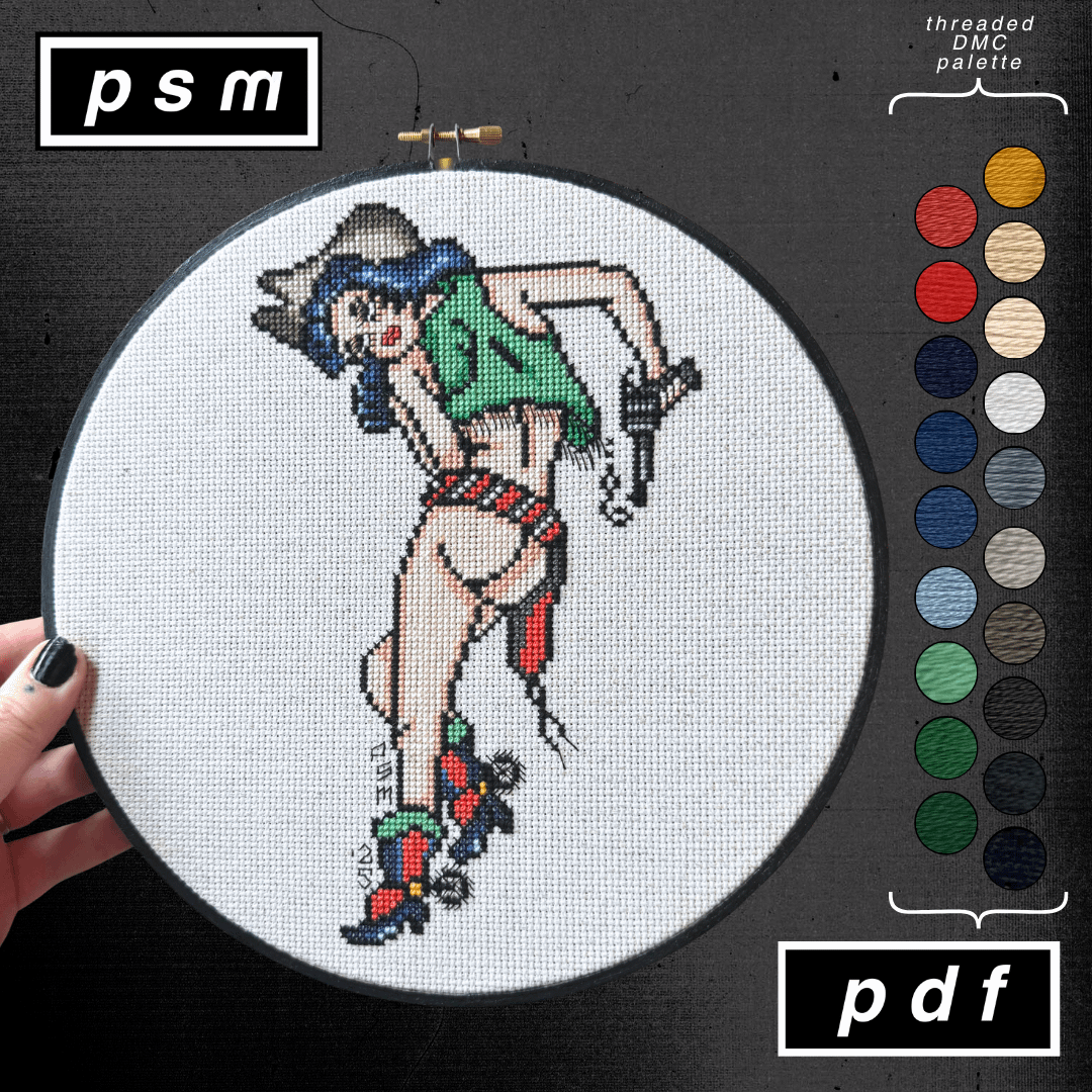 Bert Grimm Cowgirl Pin Up Pattern product image (1)