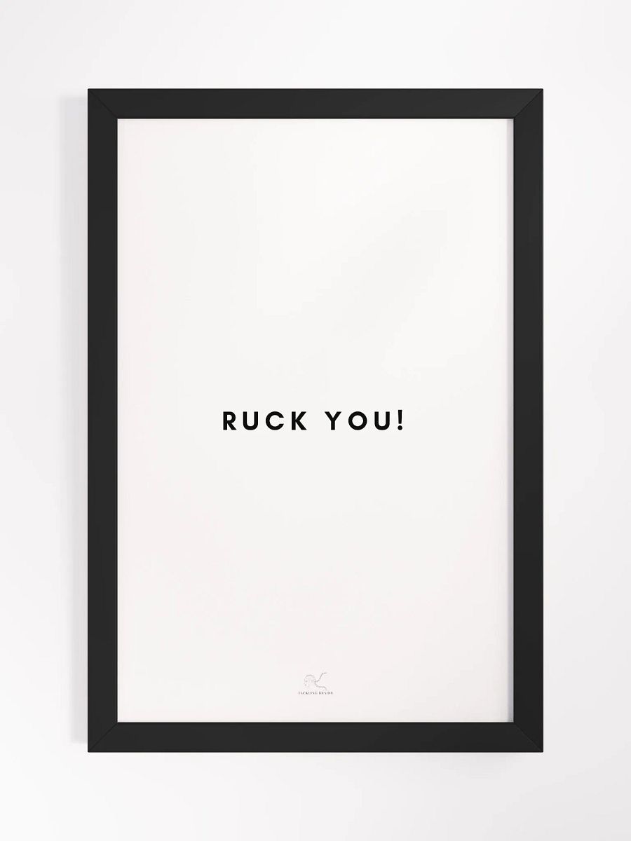 RUCK YOU! Poster product image (5)