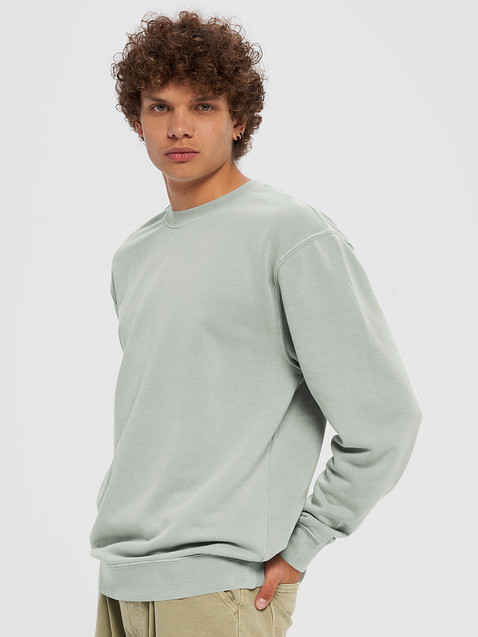 Photo showing Independent Trading Co. Unisex Midweight Pigment Dyed Sweatshirt