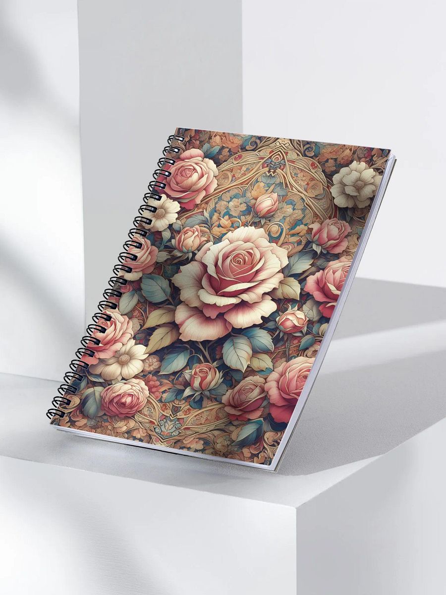 Royal Floral Spiral Notebook product image (3)