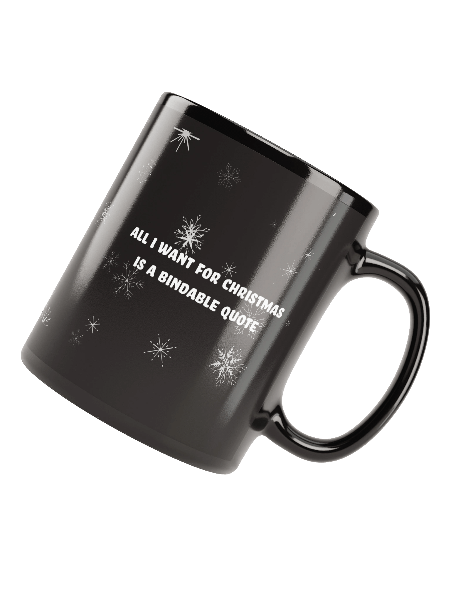 Christmas Quote Black Mug product image (8)