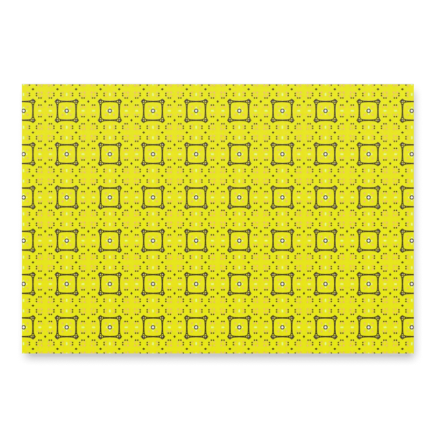 Cheerful Yellow patterned wrapping paper product image (7)