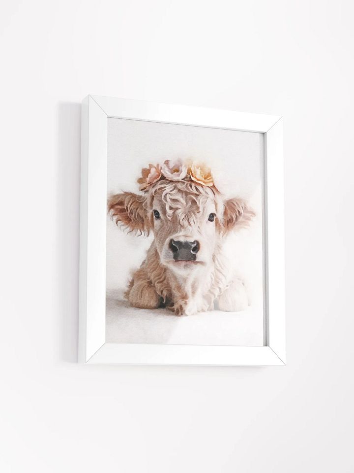 Floral Crowned Calf Matte Poster product image (41)