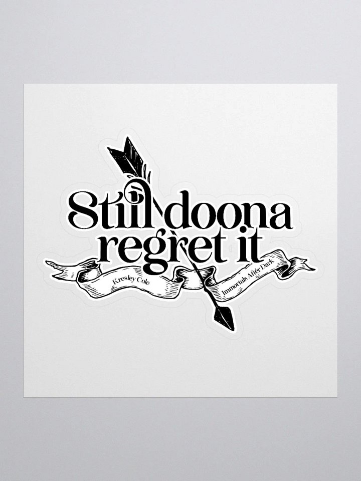 Still Doona Regret It Sticker product image (1)