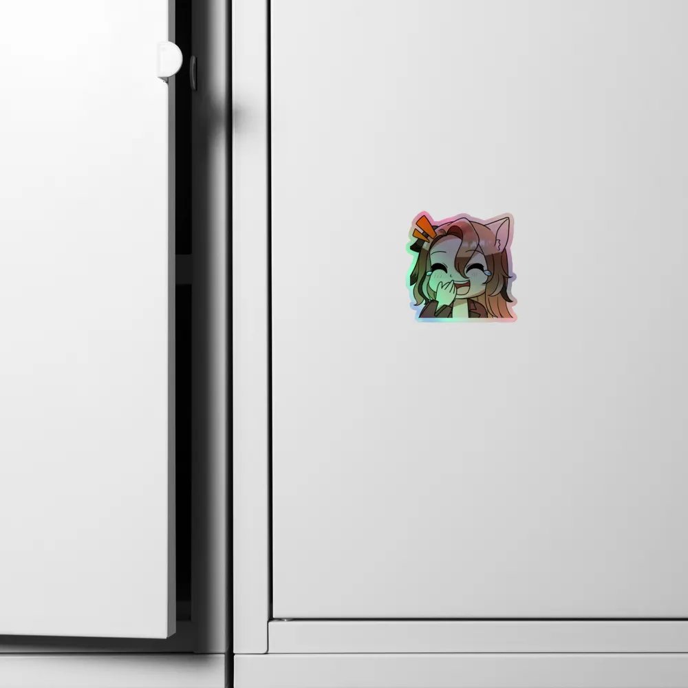 lawl emote holographic sticker product image (6)