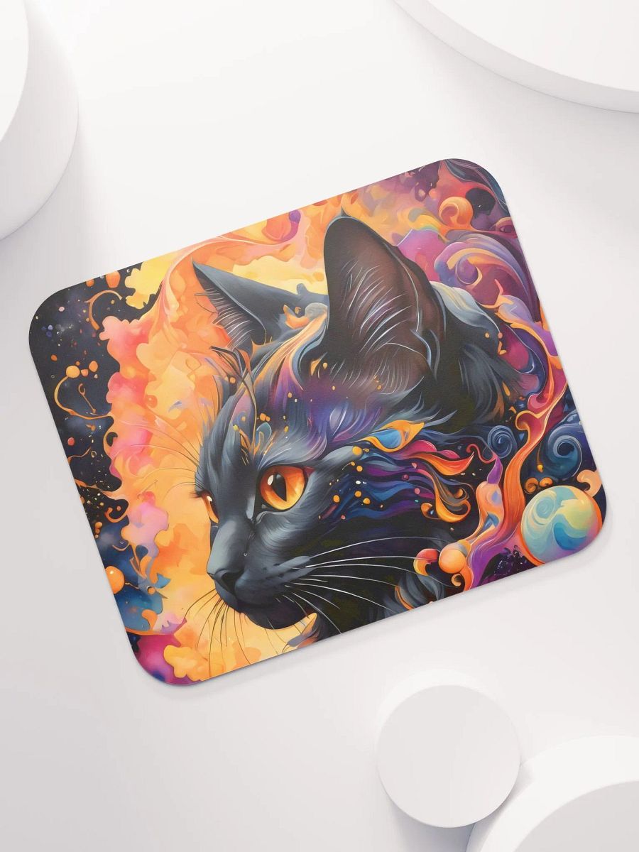 Cosmic Cat Dreams Mouse Pad product image (1)