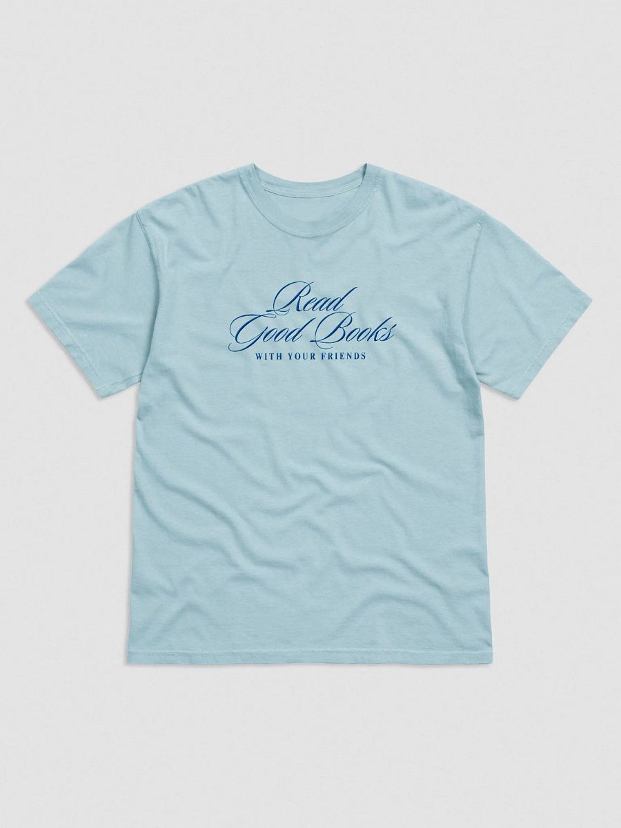 Read Good Books (Script) | Embroidered Tee product image (2)