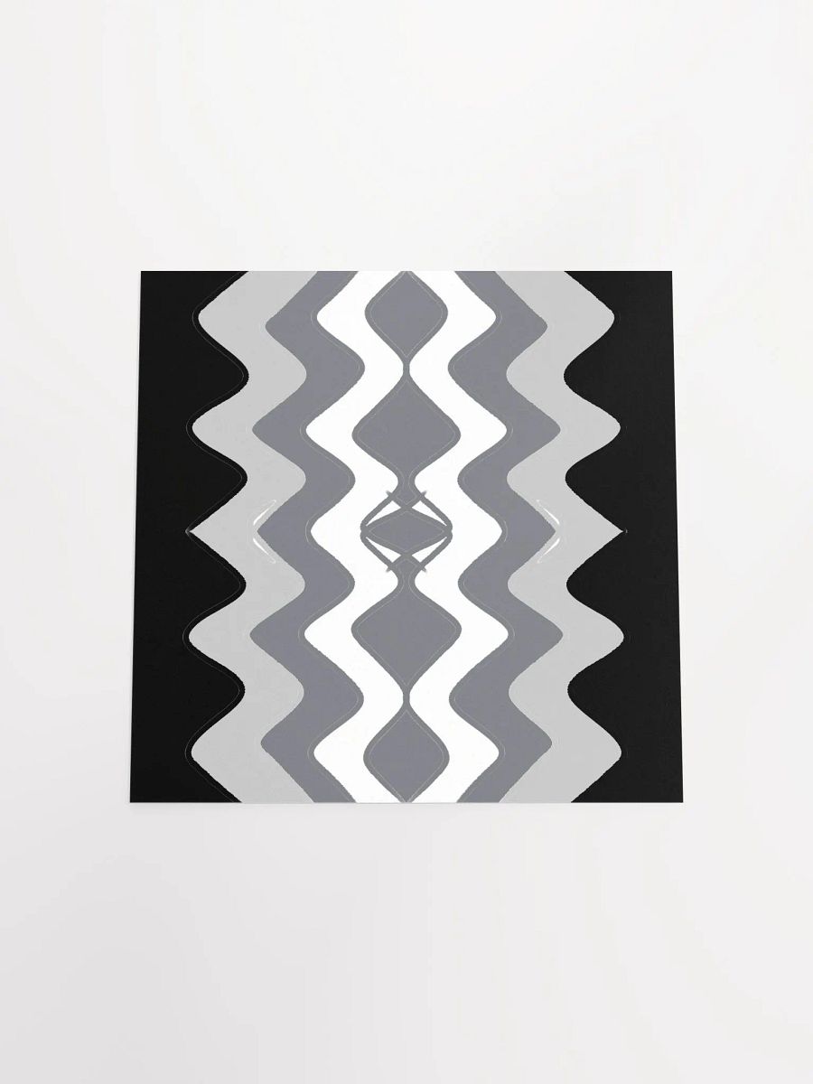 Symmetric Waves Matte Poster product image (17)